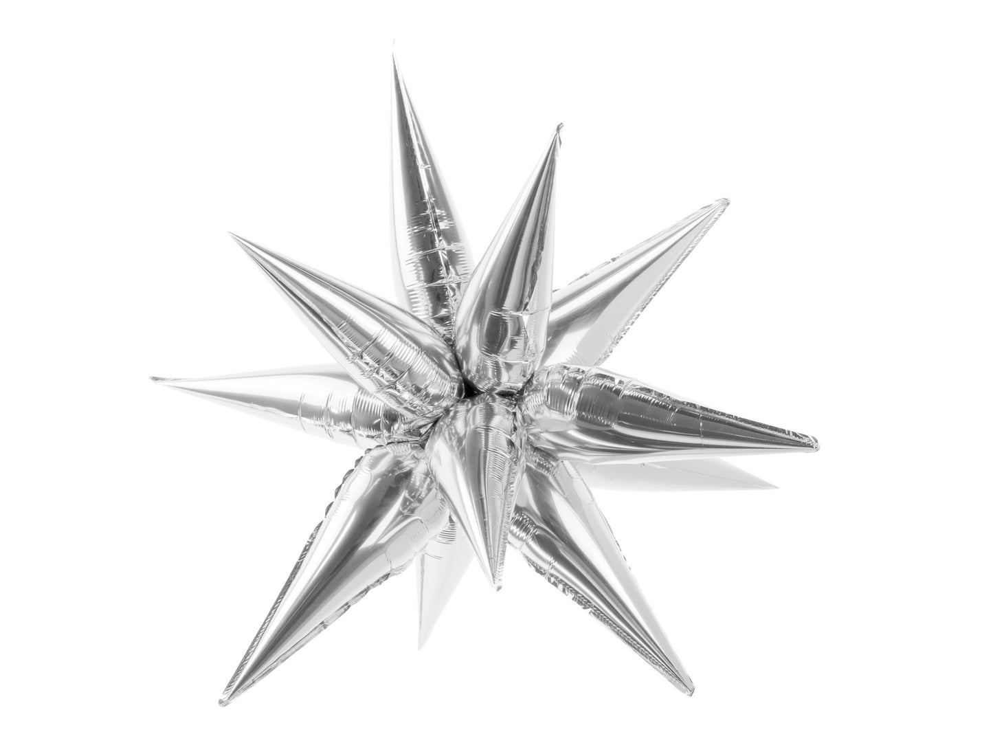 Silver Star 3D Balloon Air-fill Only - 70cm Foil
