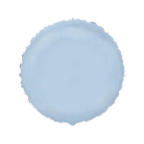 Baby Blue Pastel Round Balloon - 18" Foil