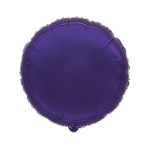 Violet Round Balloon - 18" Foil