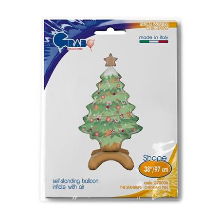 Christmas Tree - Standup Balloon Airfilled - 38"/97cm Foil