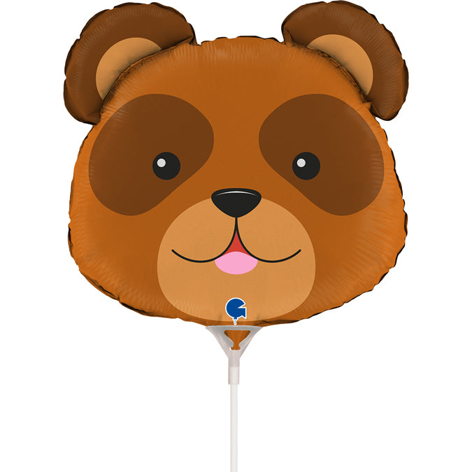 Bear Head Mini Shape Balloon – Foil 14"
