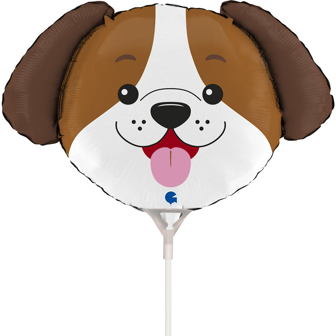 Dog Head Mini Shape Balloon – Foil 14"
