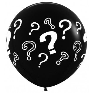 Question Marks/Gender Reveal Balloon - 36" Latex (2ct)
