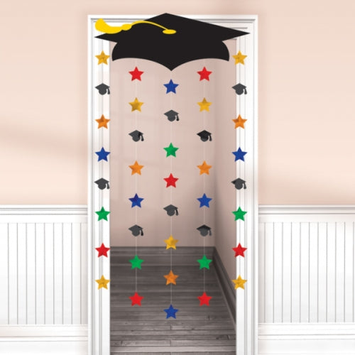 Graduation Cap Door Curtains - 1PC