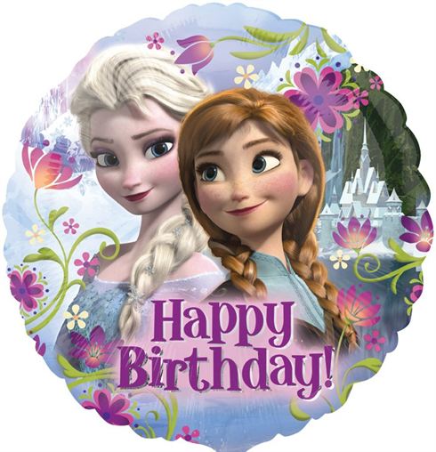 Frozen Happy Birthday Balloon - 18" Foil