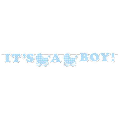 Creative Party Its a Boy Ribbon Banner