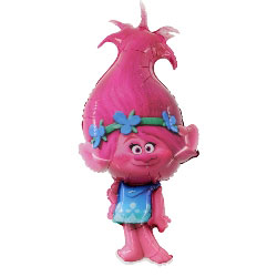Anagam Trolls Poppy Shape Balloon - (15" x 31")