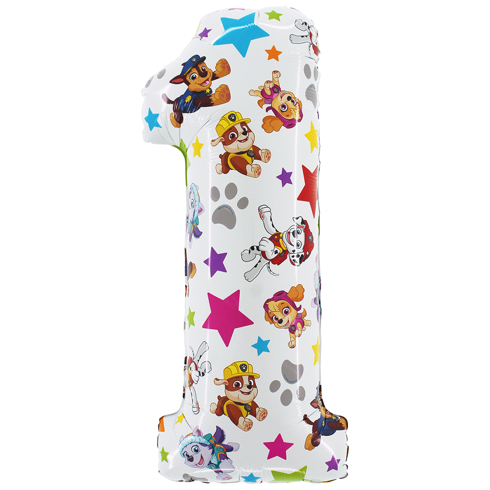 Paw Patrol No 1 Balloon - 26" Foil