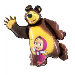 Mini Masha & the Bear Balloon – 14" Foil
