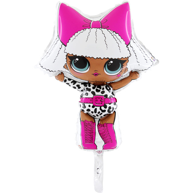 LOL Diva Mini Shape Air-Filled Balloon – Foil 14"