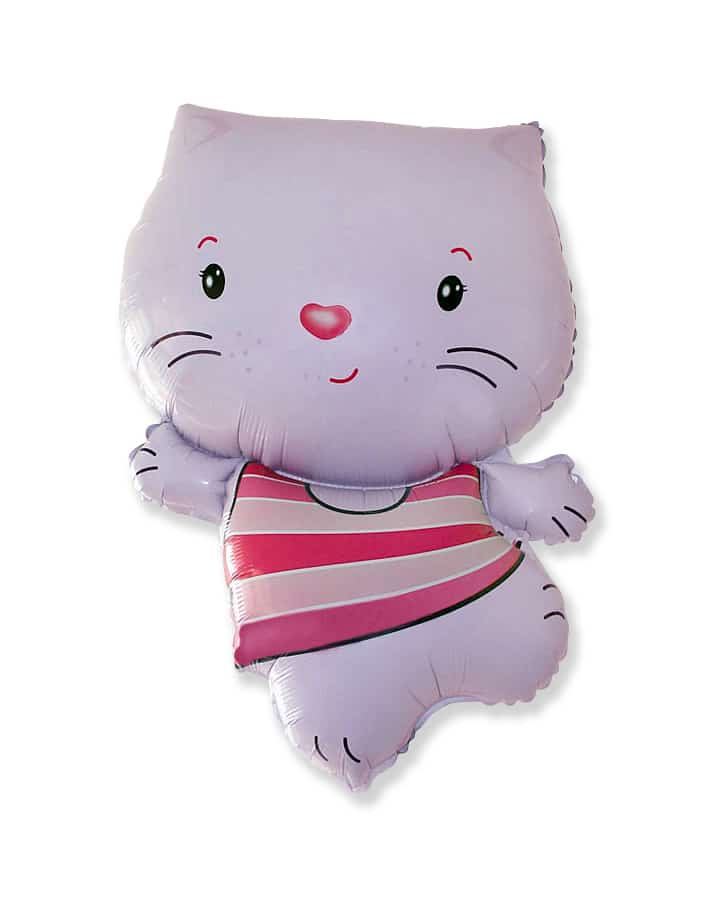 Little Pink Cat Supershape Balloon - Foil