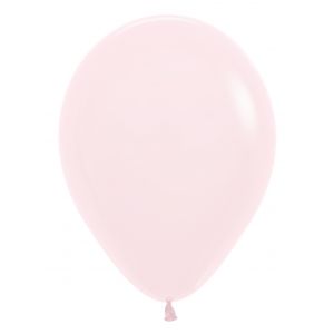 Pastel Matte Solid 609 Pink Balloons - 12" Latex (50ct)