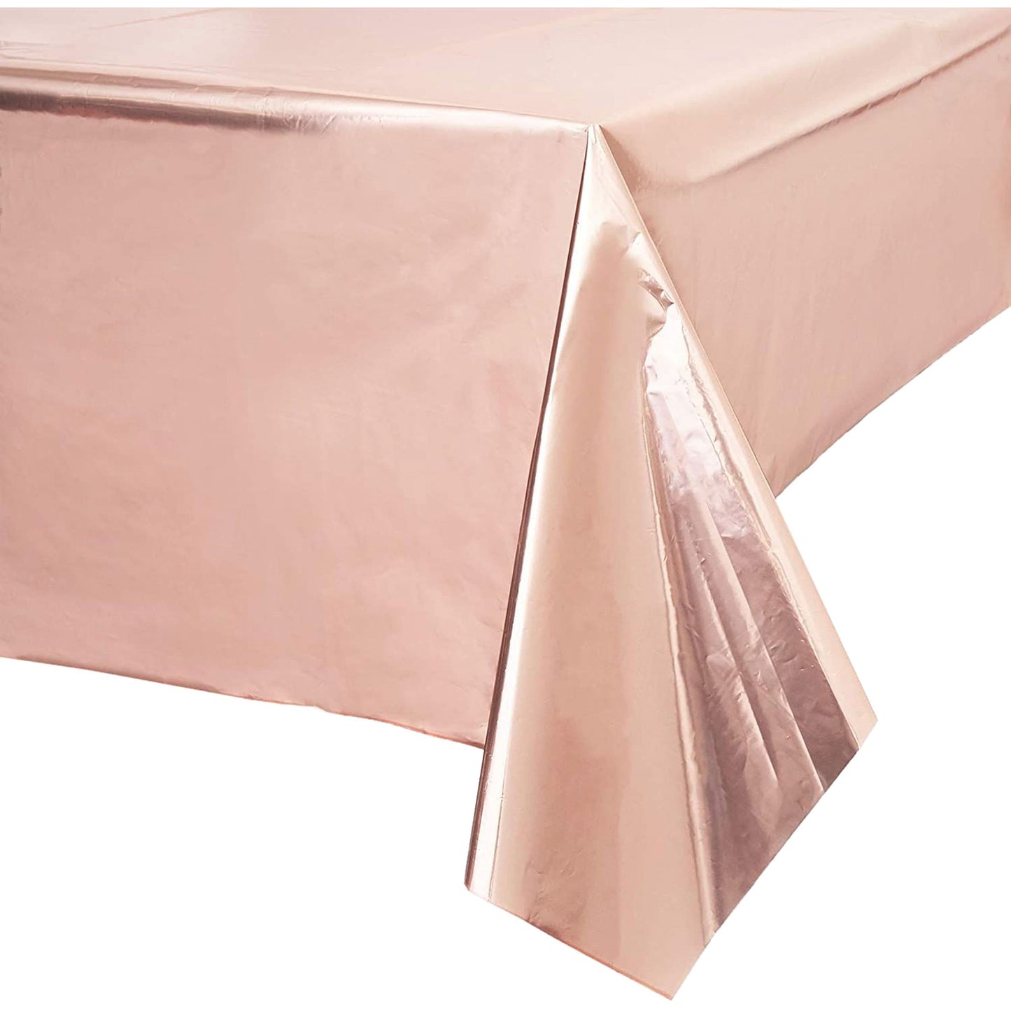 Metallic Rose Gold Tablecovers 1.8m x 1.2m - 1 PC