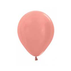 Metallic Solid 568 Rose Gold Balloons - 5" Latex (100ct)