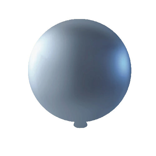 Silver Metallic Balloons - 20" Latex (10ct)