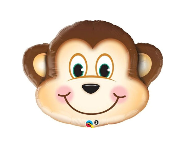 Mischievous Monkey Supershape Balloon - Foil 35"