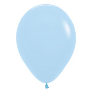 Fashion Pastel 640 Matte Blue Balloons - 12" Latex (50ct)