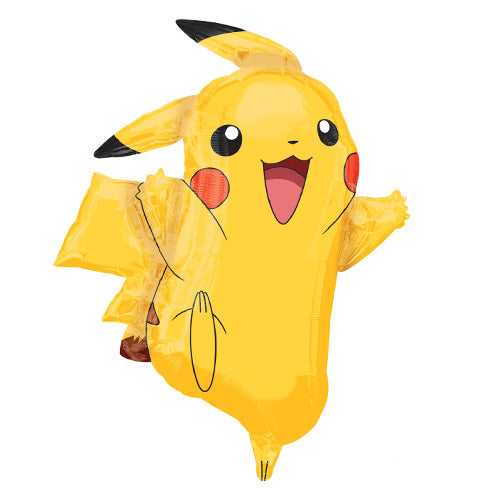 Pokemon Pikachu Supershape Balloon - Foil 24"/62cm w x 31"/78cm