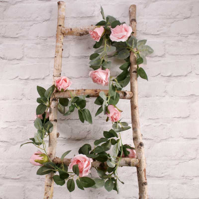 Pink Rose Garland - (1ct)