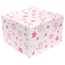 Pink Balloon Box - (5 pack) 370 x 370 x 245mm
