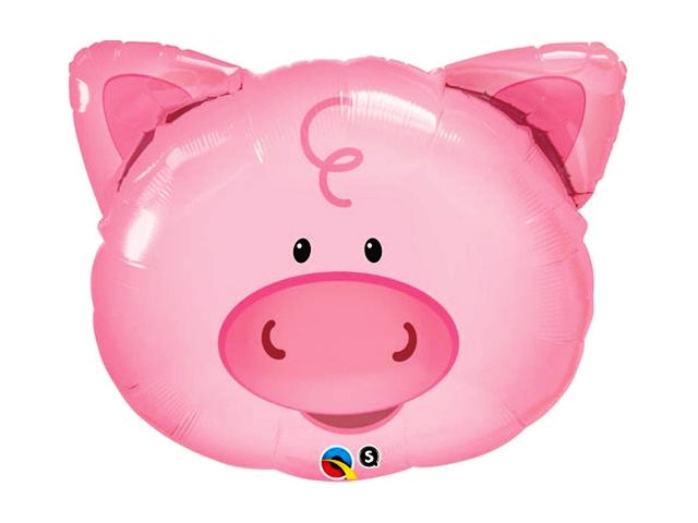 Playful Pig Supershape Balloon - Foil 30"