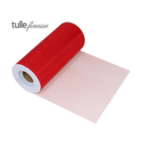Red Tulle - (6" x 23m)