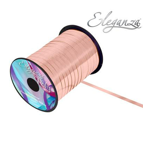Metallic Rose Gold Curling Ribbon - (5mm x 228.6m)