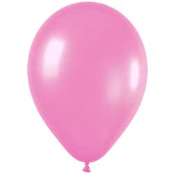 Satin 412 Fuchsia Balloons - 12" Latex (50ct)