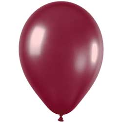 Metallic Solid 518 Burgundy Balloons - 12" Latex (50ct)