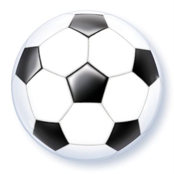 Soccer/football Ball single Bubble Balloon - 22" Bubble