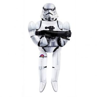 Star Wars Stormtrooper Airwalker Supershape Balloon - Foil
