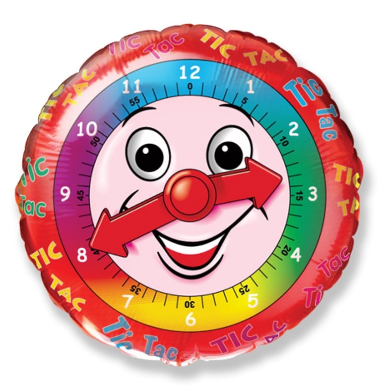 TikTok Clock - 18" Foil