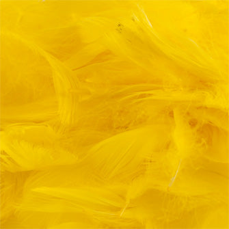 Yellow No.11 Decorative Feathers - (50g) 3"-5"