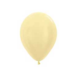 Satin Solid 420 Yellow Balloons - 5" Latex (100ct)
