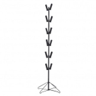 Air-filled Metal Floor Display Black Balloon Stand - 24"/61cm w x 36"/91cm