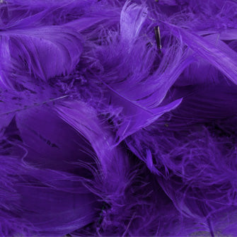 Purple No.36 Decorative Feathers - (50g) 3" - 5"