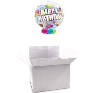 White Bubble Balloon Box - (1ct)