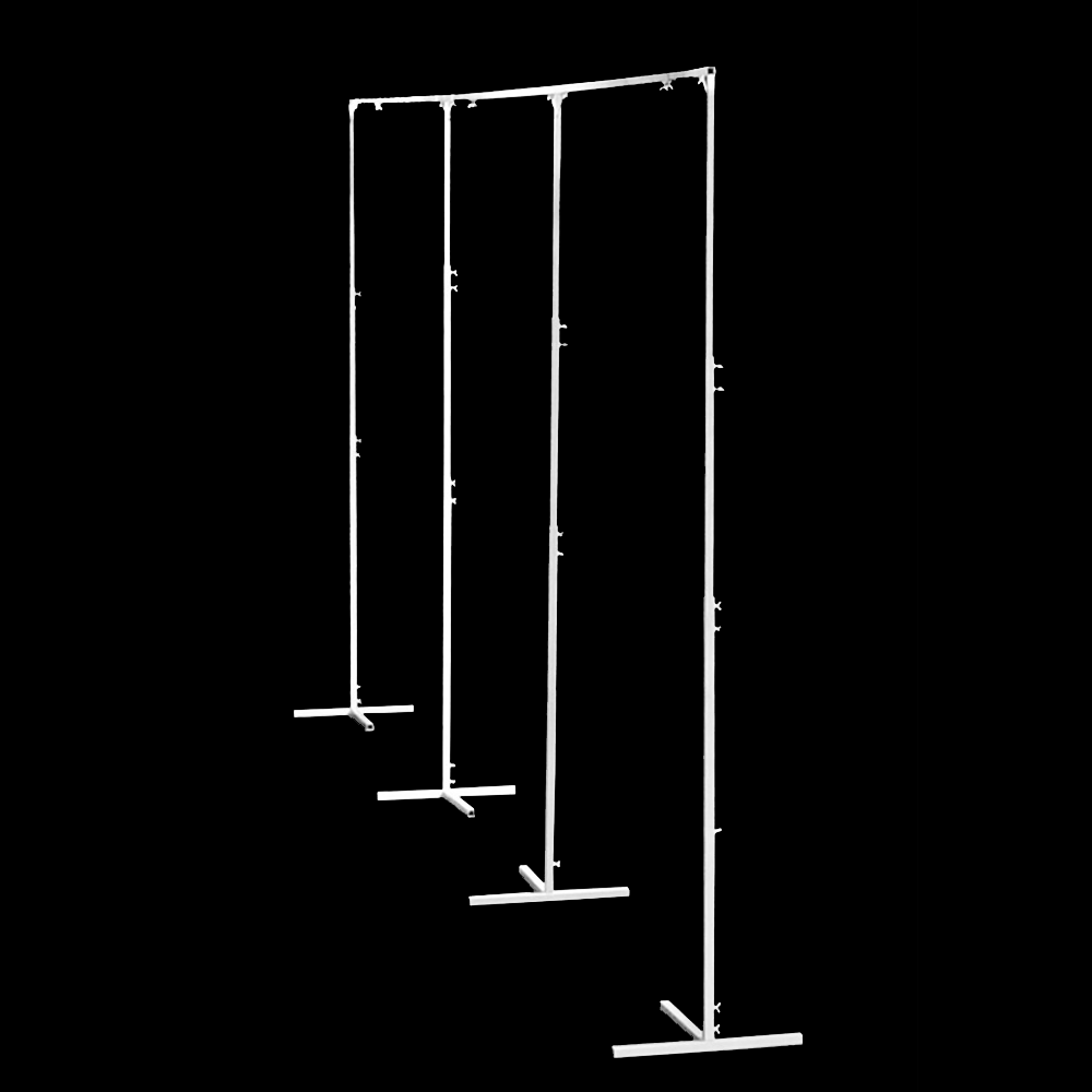 Adjustable Backdrop Frame (4 X Heavy Duty Legs) - 4m x 8m