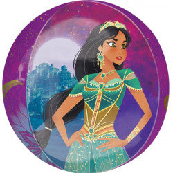 Aladdin & Jasmine Orbz Balloon - (15" x 16")