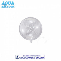 Clear Aqua Balloon - 125mm (Inflates up to 230mm)
