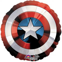 Marvel Avengers Shield Supershape Balloon - Foil 28"/71cm w x 28"/71cm