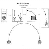 Balloon Arch indoor - Width 3 m – Height 3 m