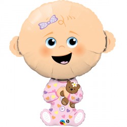 Baby Girl Balloon - 38" Foil
