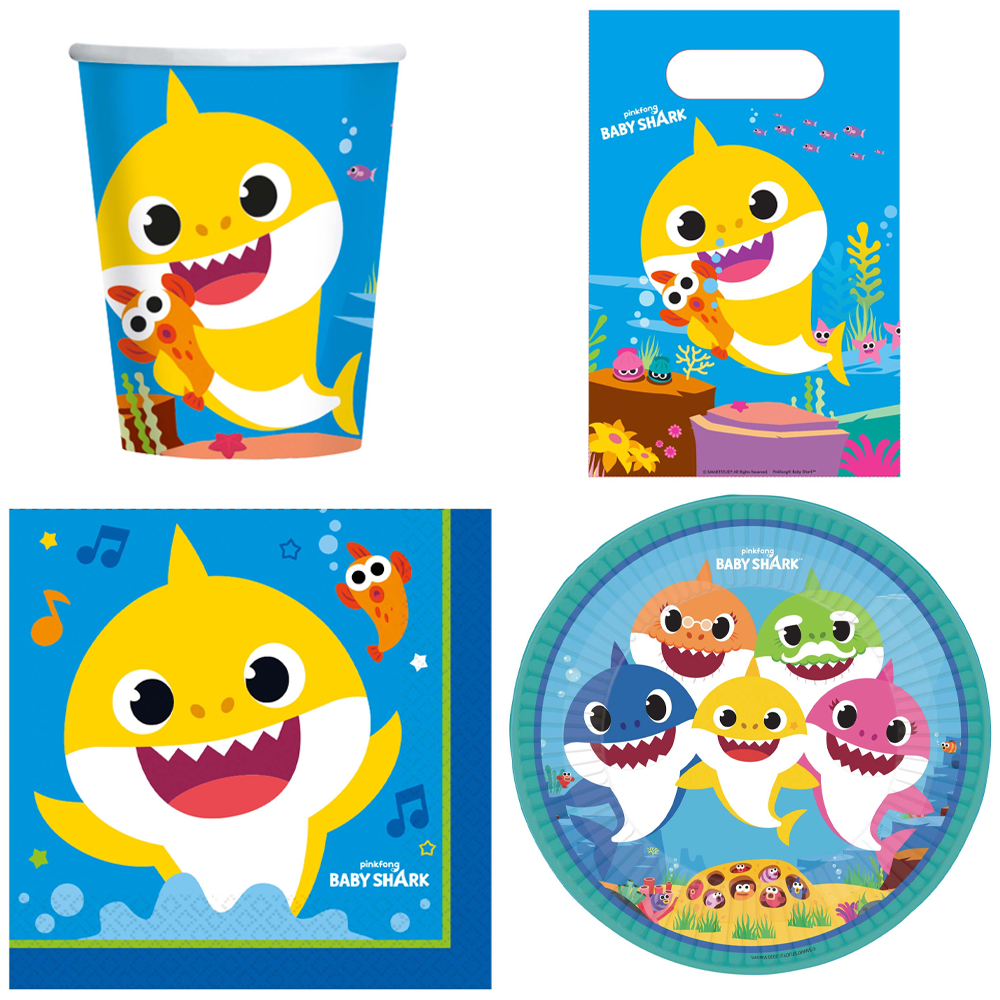 Baby Shark Party Pack - (4 piece)