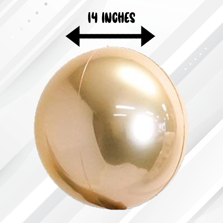 Loon Balls® 35cm (14") Metallic "True" Rose Gold (1ct)