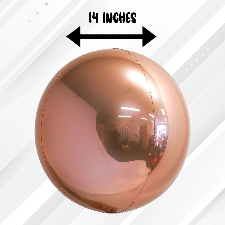 Loon Balls® 35cm (14") Metallic "Pink" Rose Gold (1ct)