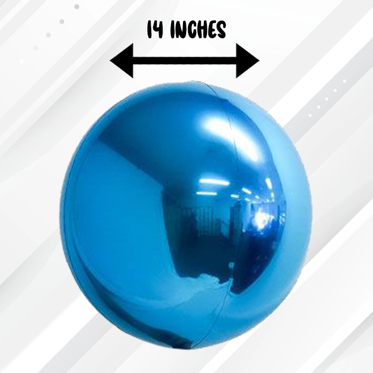 Loon Balls® 35cm (14") Metallic Royal Blue (1ct)