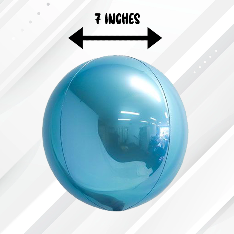 Loon Balls® 18cm (7") Metallic Light Blue (1ct)