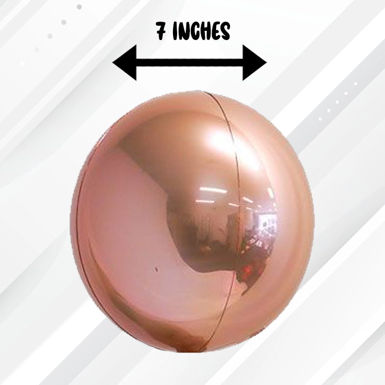 Loon Balls® 18cm (7") Metallic "Pink" Rose Gold (1ct)