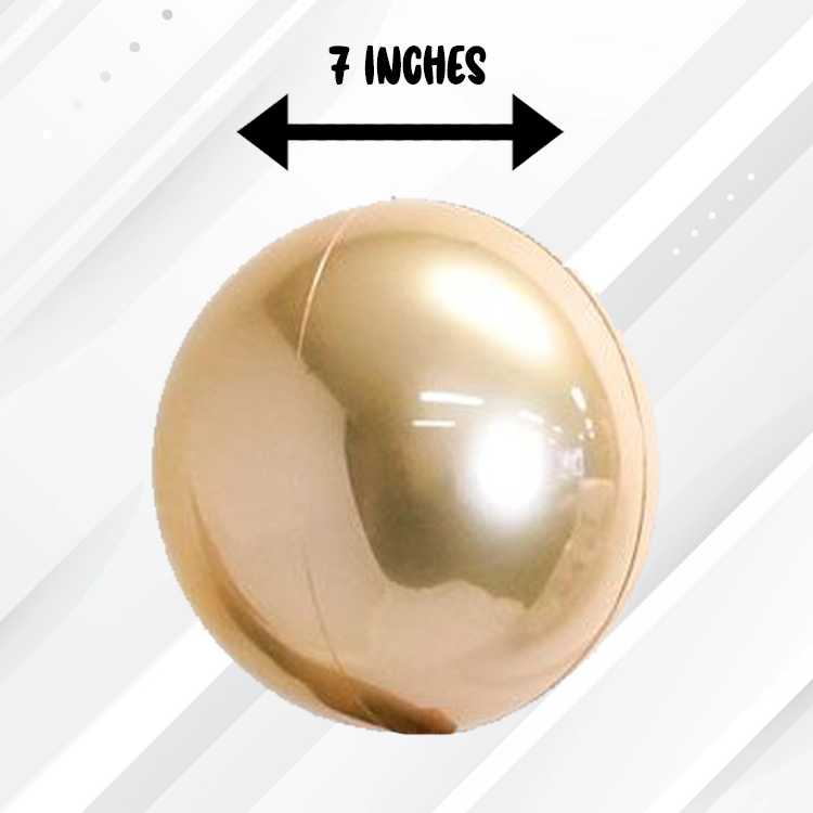 Loon Balls® 18cm (7") Metallic "True" Rose Gold (1ct)